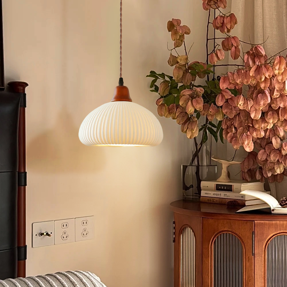 Nordic Vintage Ceramic Pendant Lights