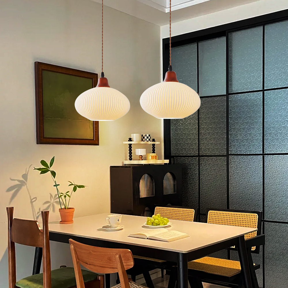 Nordic Vintage Ceramic Pendant Lights