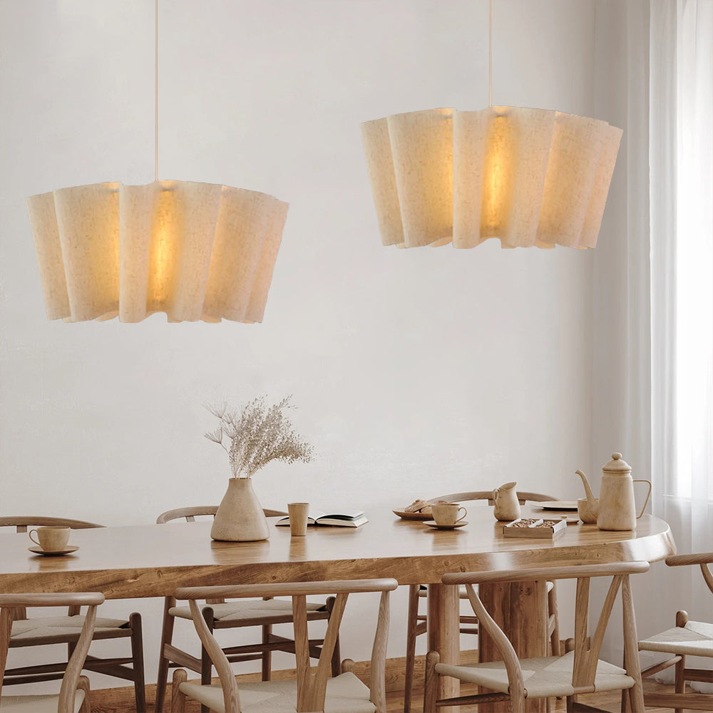 Nordic Fabric Pleated Pendant Lights