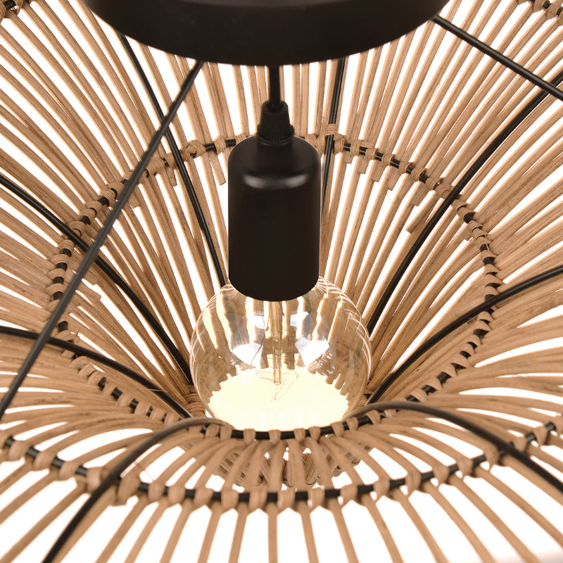 Large Modern Rattan Pendant Light Ceiling Lampshade 60CM