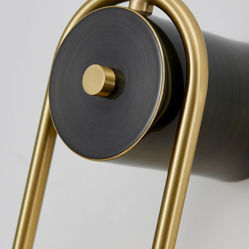 Postmodern 2-Head Brass Arc Wall Lighting