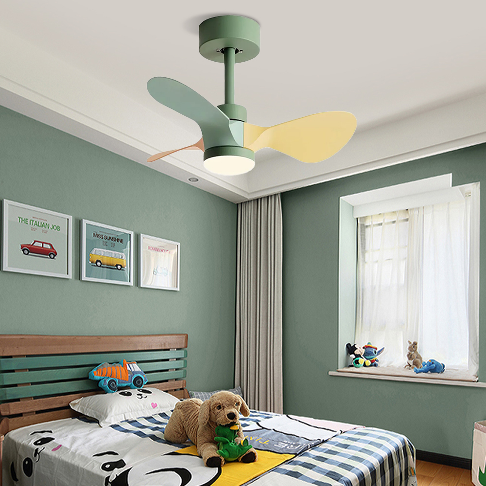 Metal Ceiling Fan Kid Style Single-Light 24''