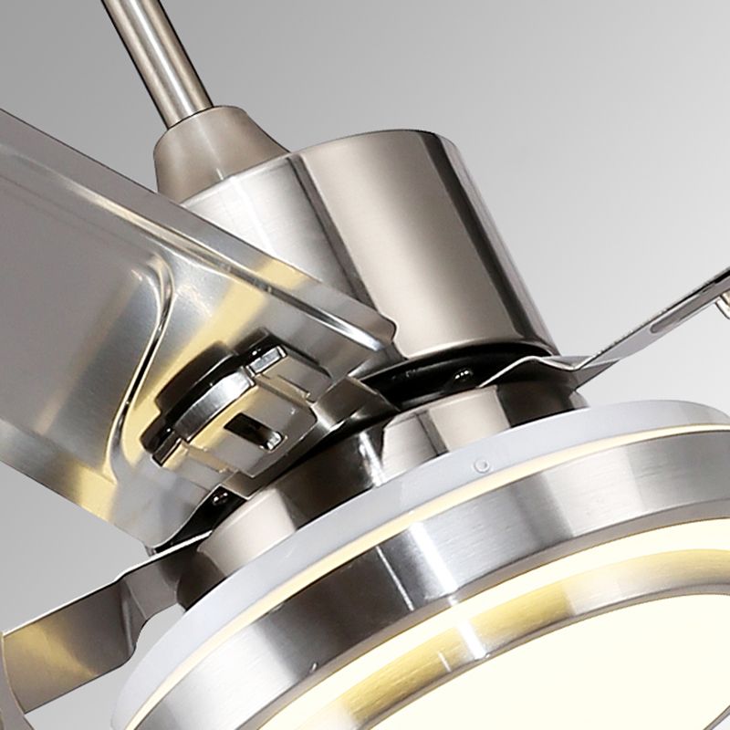 Metal Ceiling Fans Modern Style 1 Light