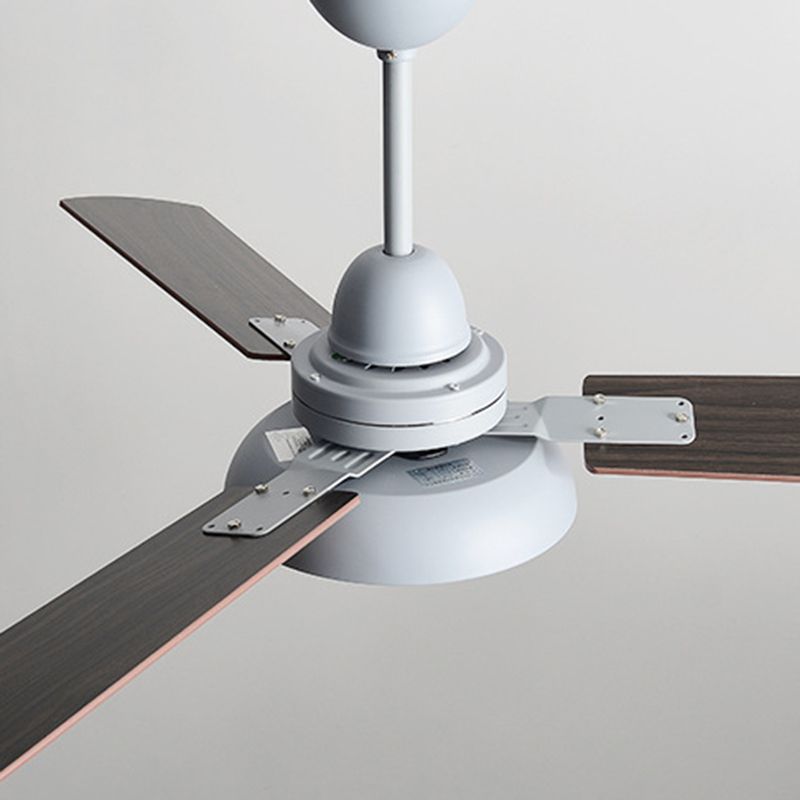 48'' Ceiling Fan Modern Wood Blade Fan Lighting in 4 Colors