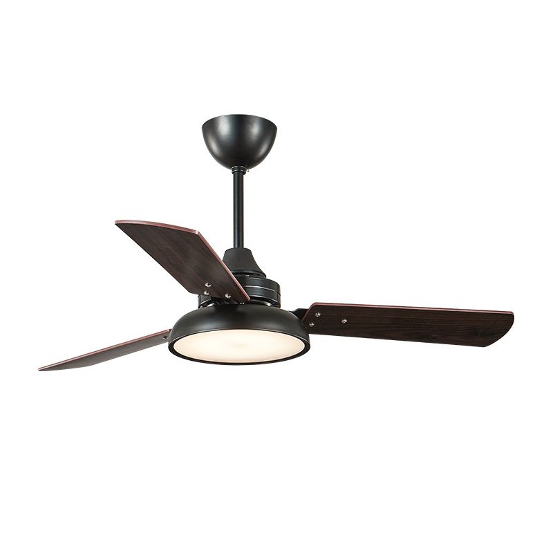 48'' Ceiling Fan Modern Wood Blade Fan Lighting in 4 Colors