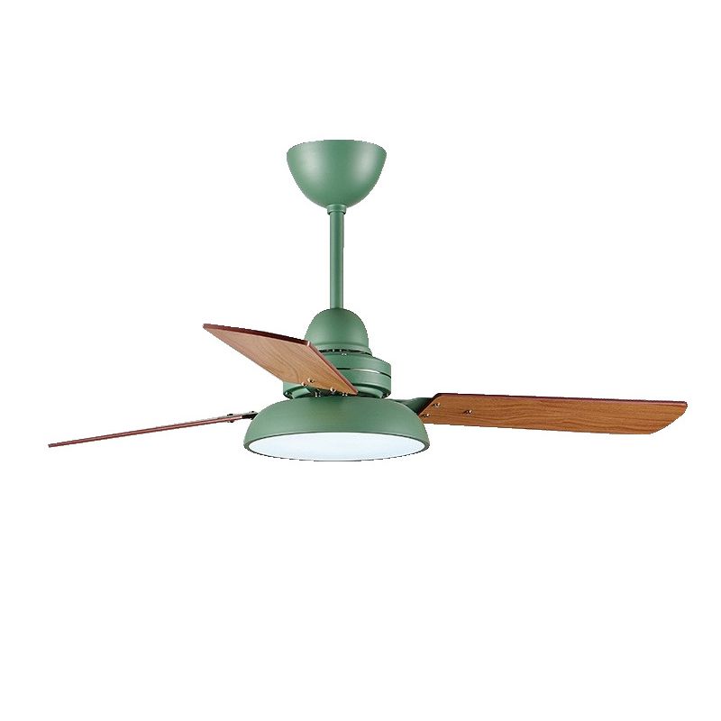 48'' Ceiling Fan Modern Wood Blade Fan Lighting in 4 Colors
