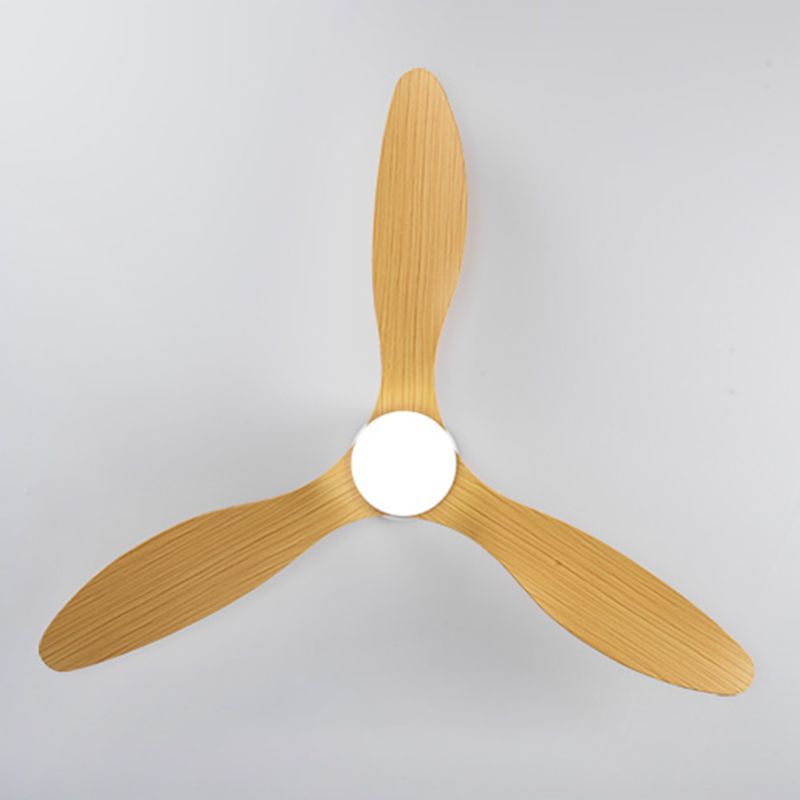 Modern Simple 1-Light Ceiling Fan Lamp Cylinder Shape