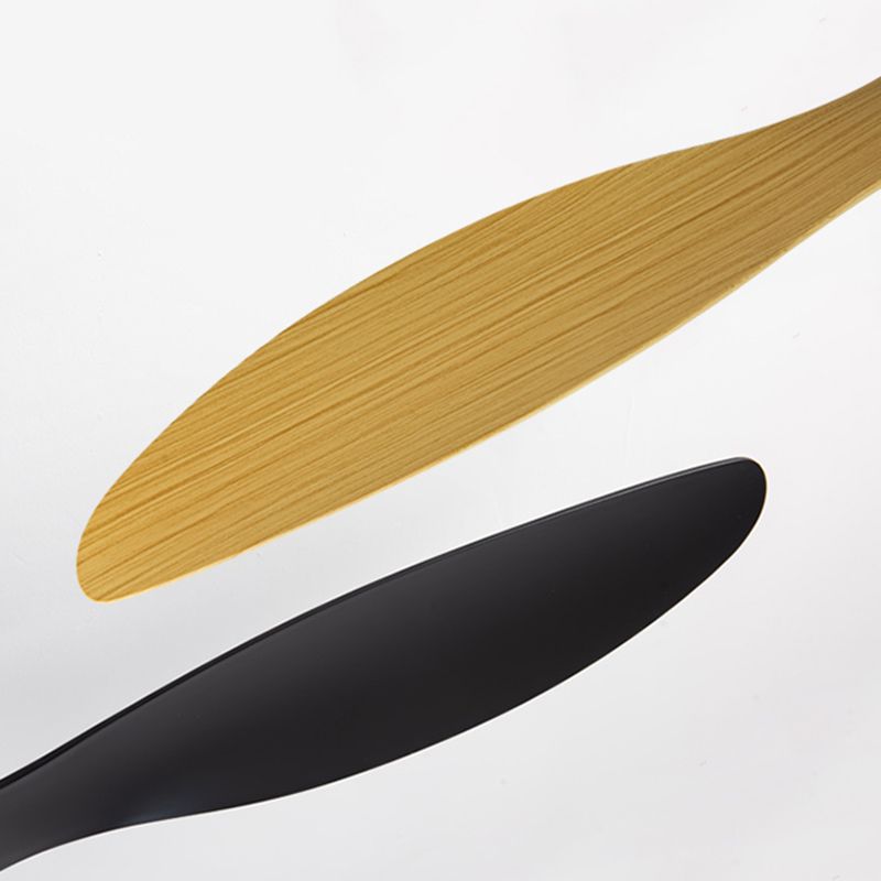 Modern Simple 1-Light Ceiling Fan Lamp Cylinder Shape