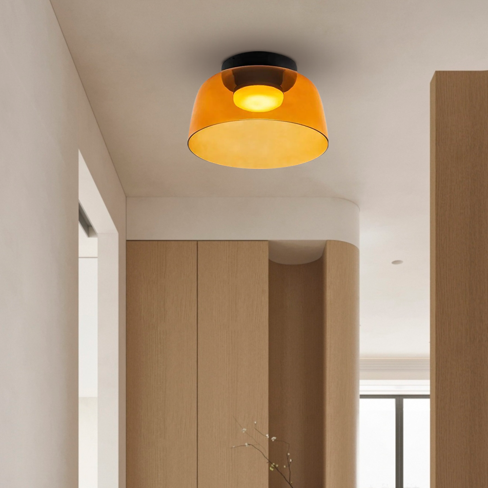 Creative Glass Ceiling Light Multi-Layer Pendant Lampshade