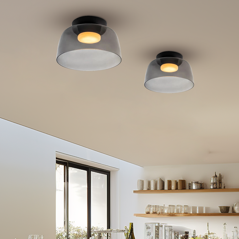 Creative Glass Ceiling Light Multi-Layer Pendant Lampshade