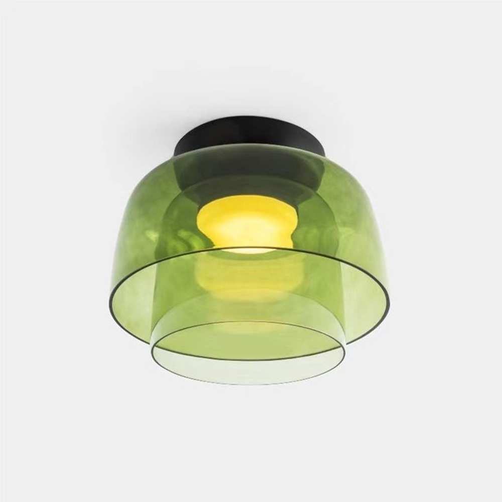 Creative Glass Ceiling Light Multi-Layer Pendant Lampshade