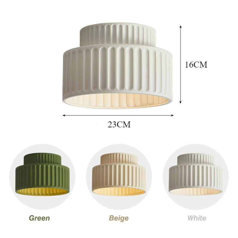 Vintage Style Semi Flush Mount Ceiling Light