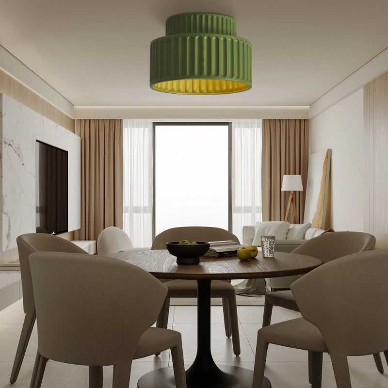 Vintage Style Semi Flush Mount Ceiling Light