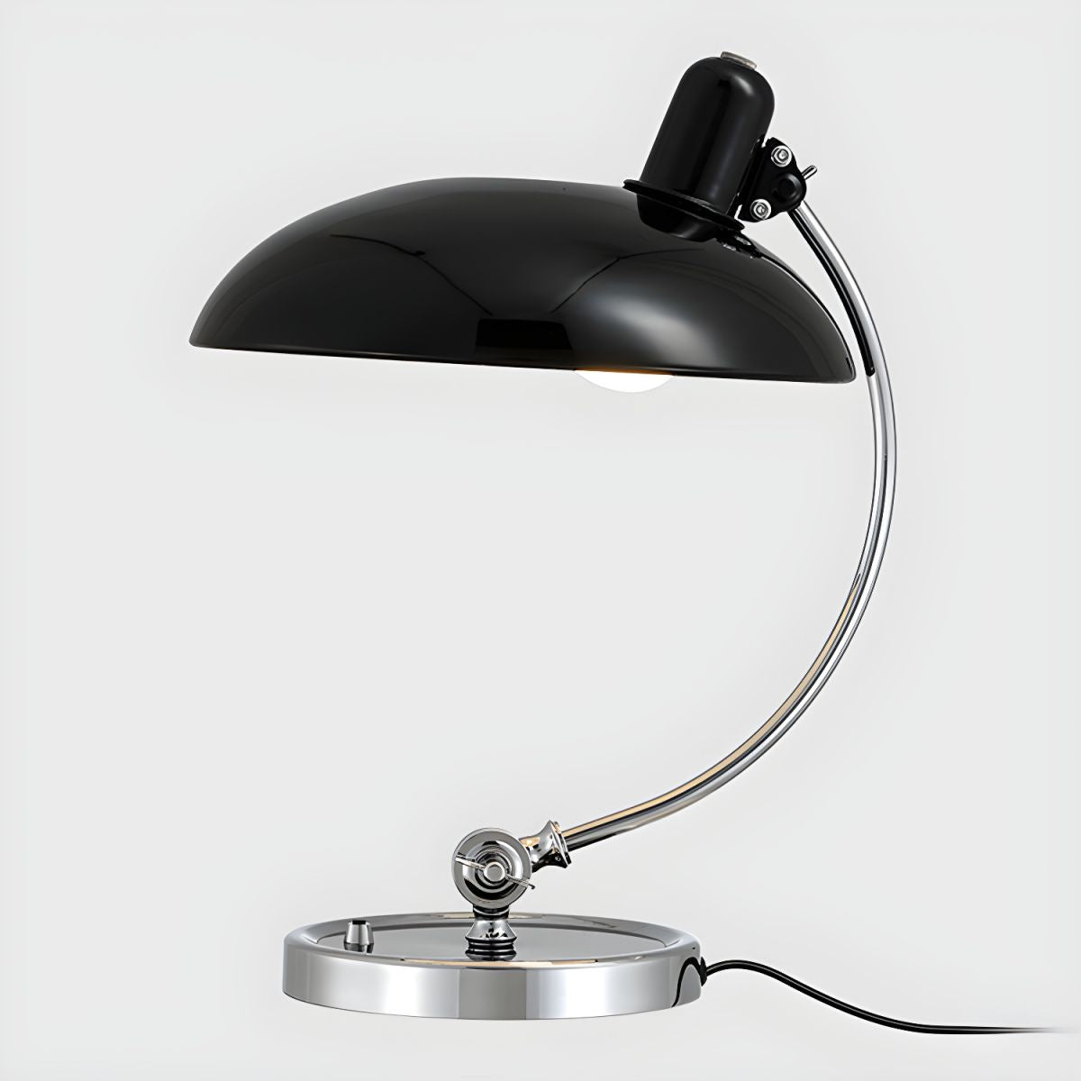 Modern Dome Light Metal Single Light Table Lamp