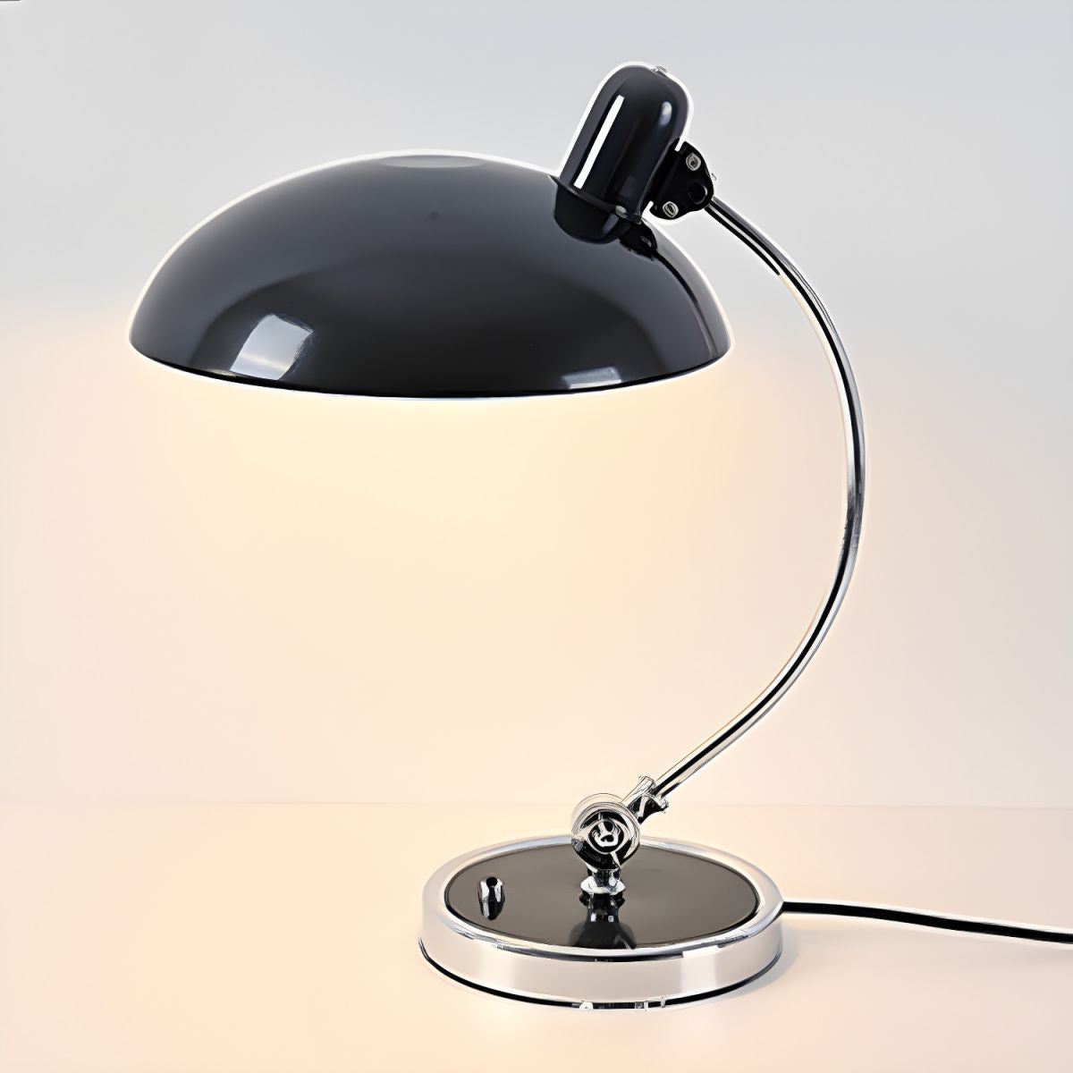 Modern Dome Light Metal Single Light Table Lamp