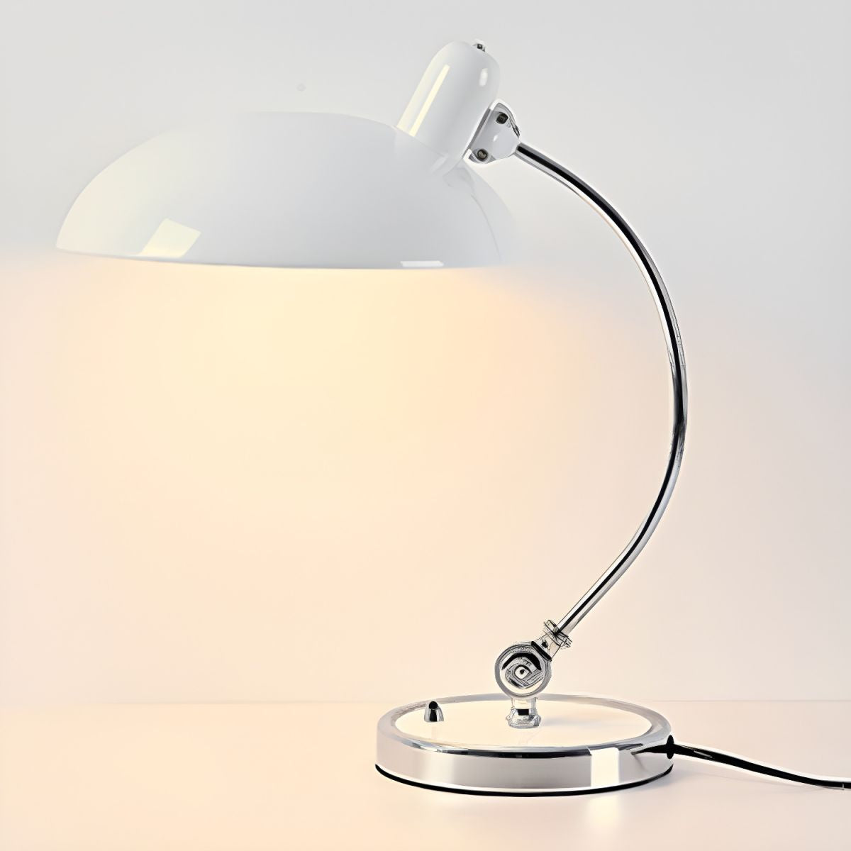 Modern Dome Light Metal Single Light Table Lamp