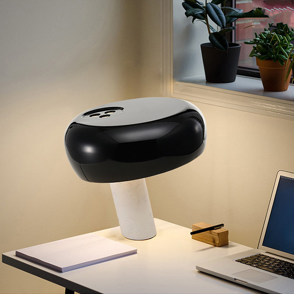 Snoopy Mushroom Marble Table Lamp Bedside Lamp