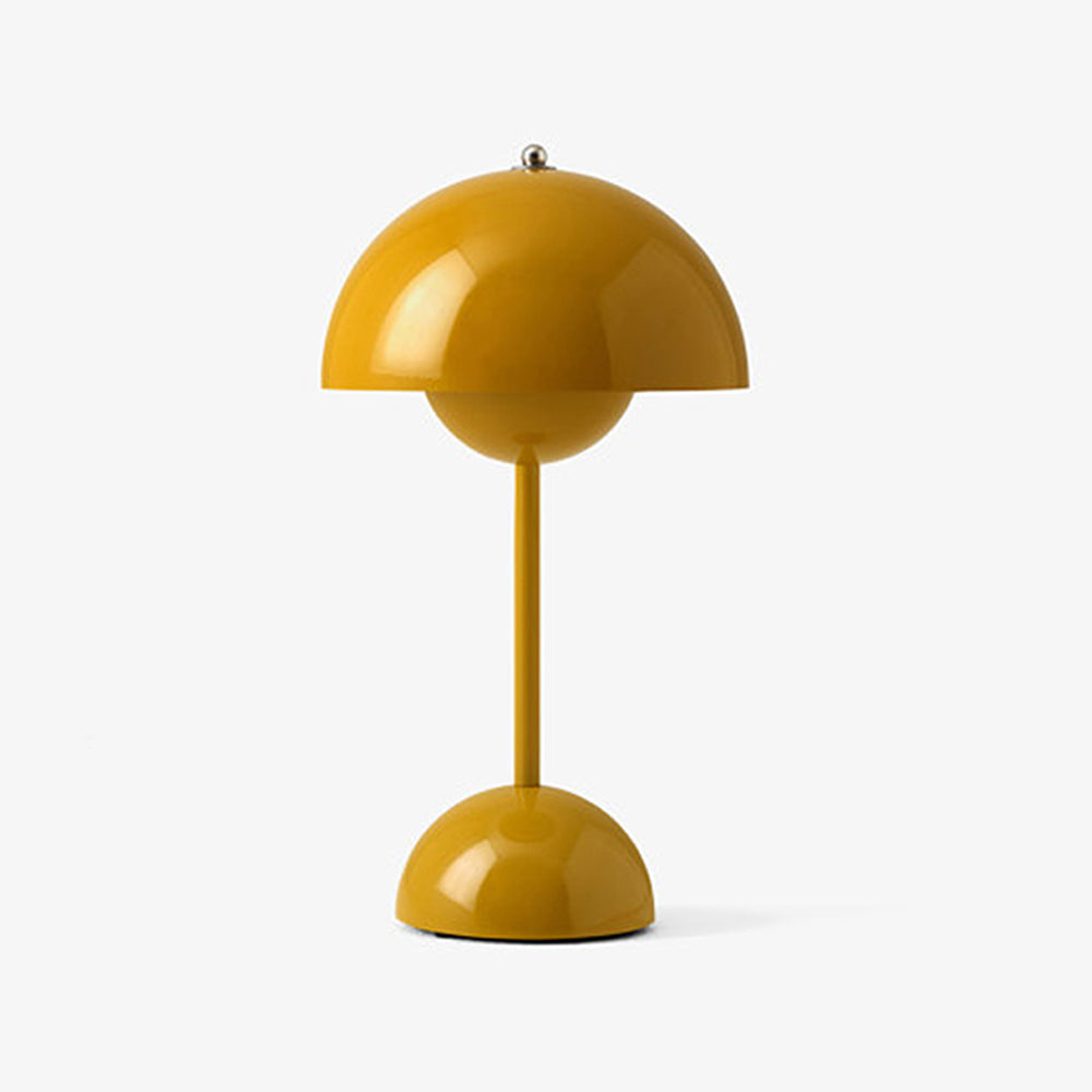Danish Design Flowerpot Table Lamp Mushroom Metal Desk Lamp
