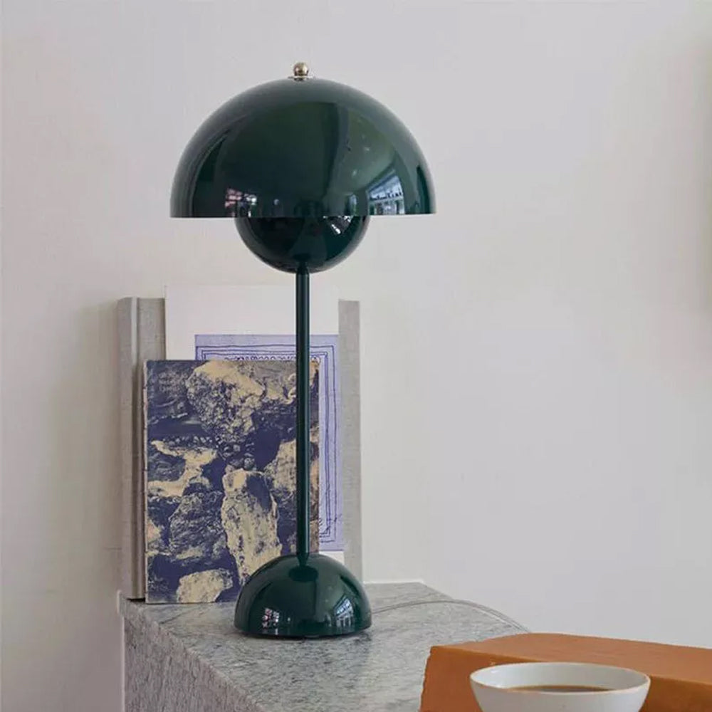 Danish Design Flowerpot Table Lamp Mushroom Metal Desk Lamp