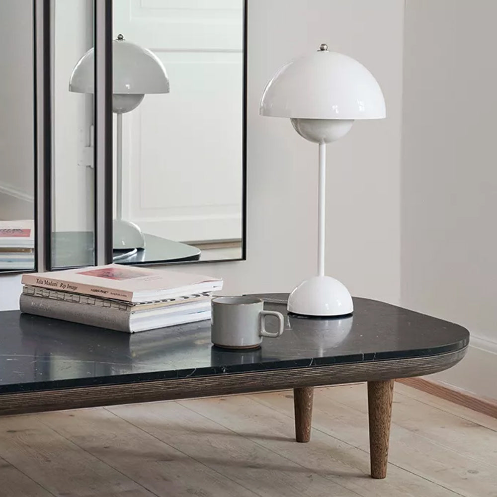 Danish Design Flowerpot Table Lamp Mushroom Metal Desk Lamp