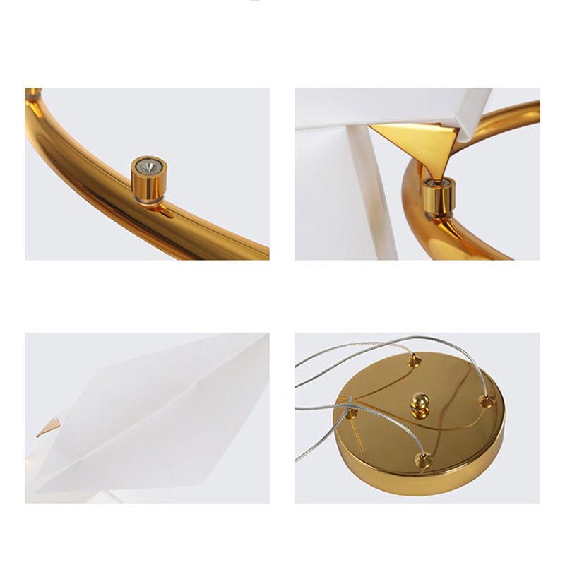 Nordic Creative Paper Cranes Ceiling Light Origami Bird Pendant Lamps