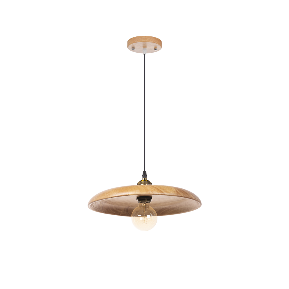 Nordic Wood Pendant Light Retro Lamp Creative Solid Wood chandelier