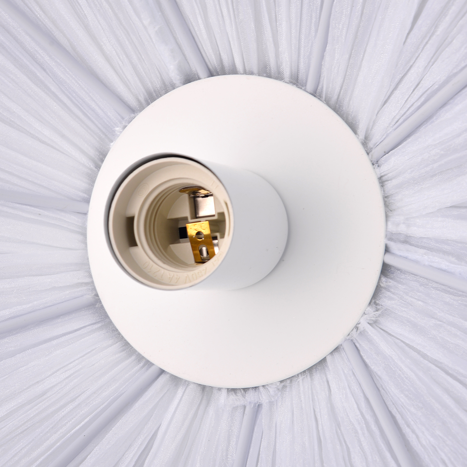 French Style Simple Pendant Light Bedroom Lampshade