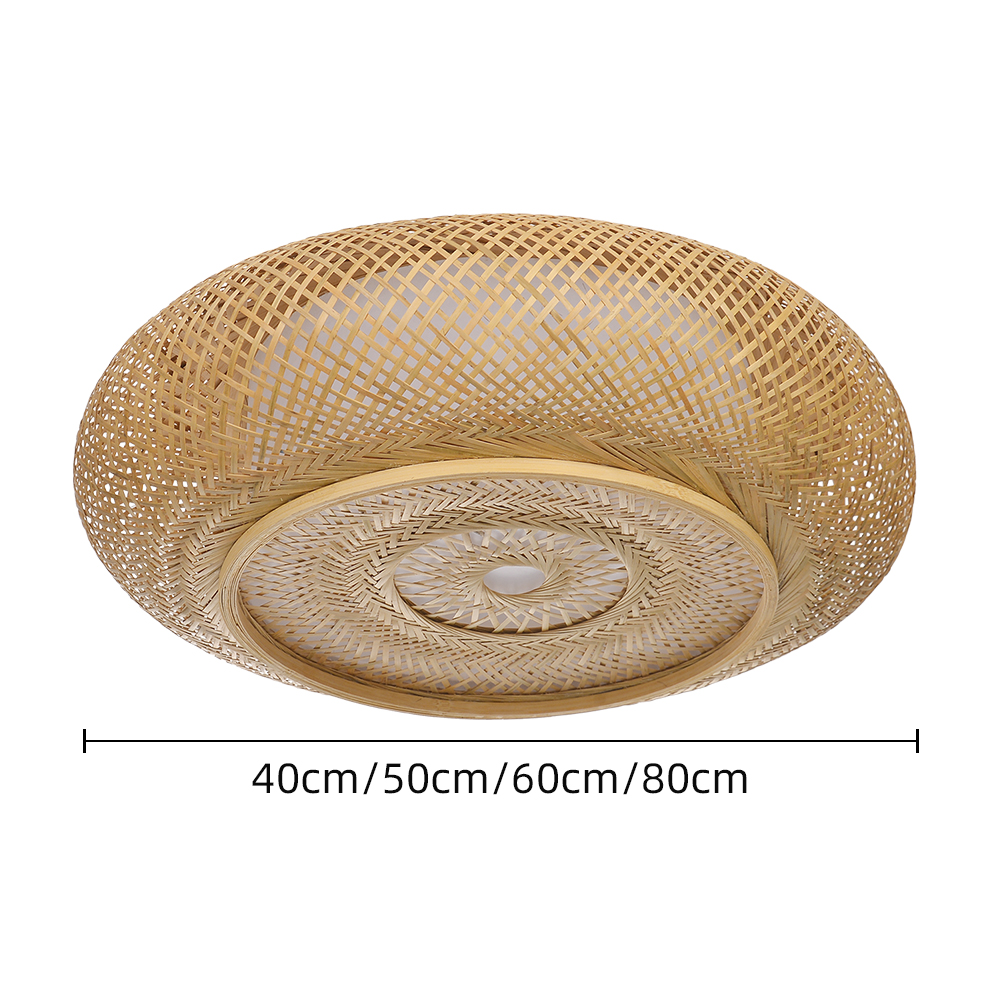 Simple Hand-woven Bamboo Ceiling Light