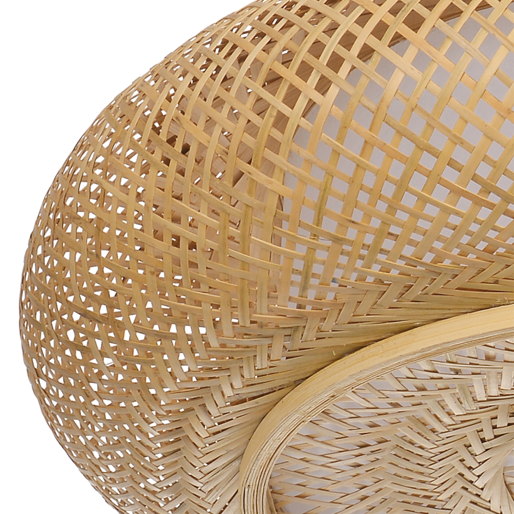 Simple Hand-woven Bamboo Ceiling Light