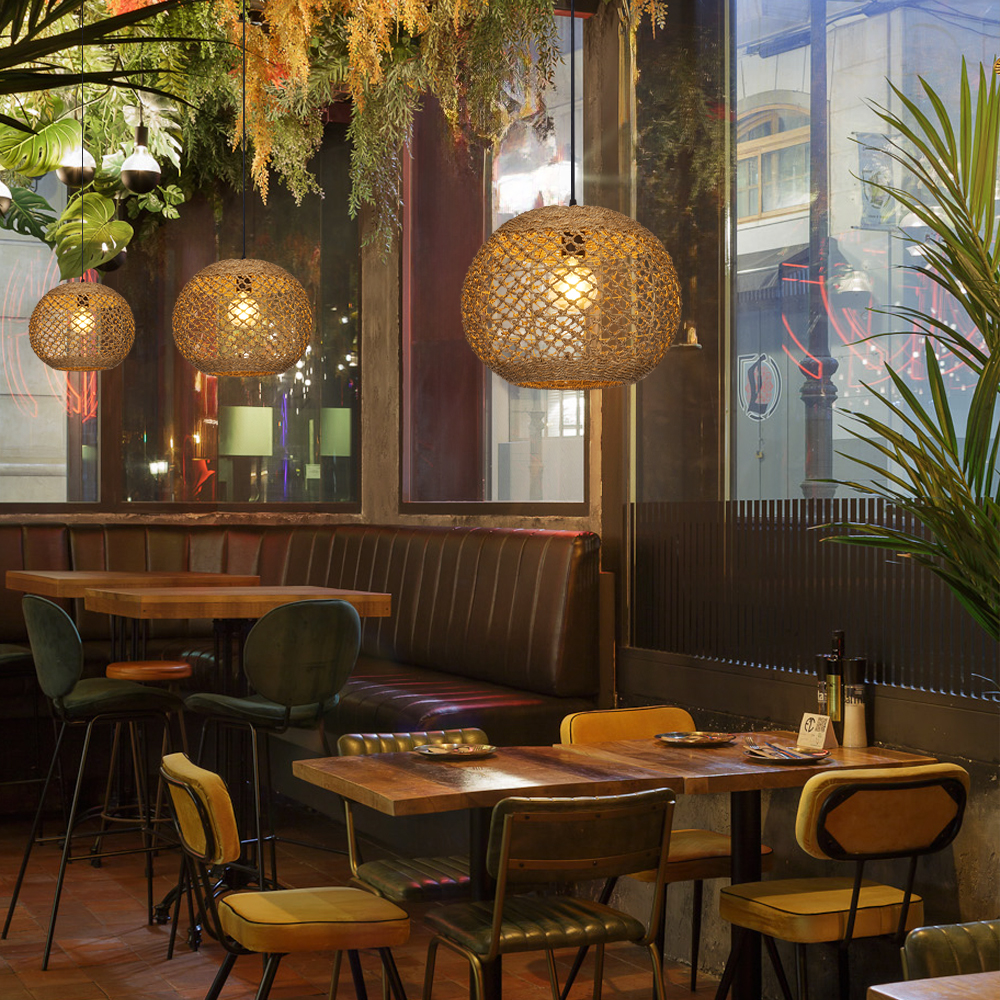 Wabi-sabi 5-in-1 Living Room Waterweed Pendant Lights