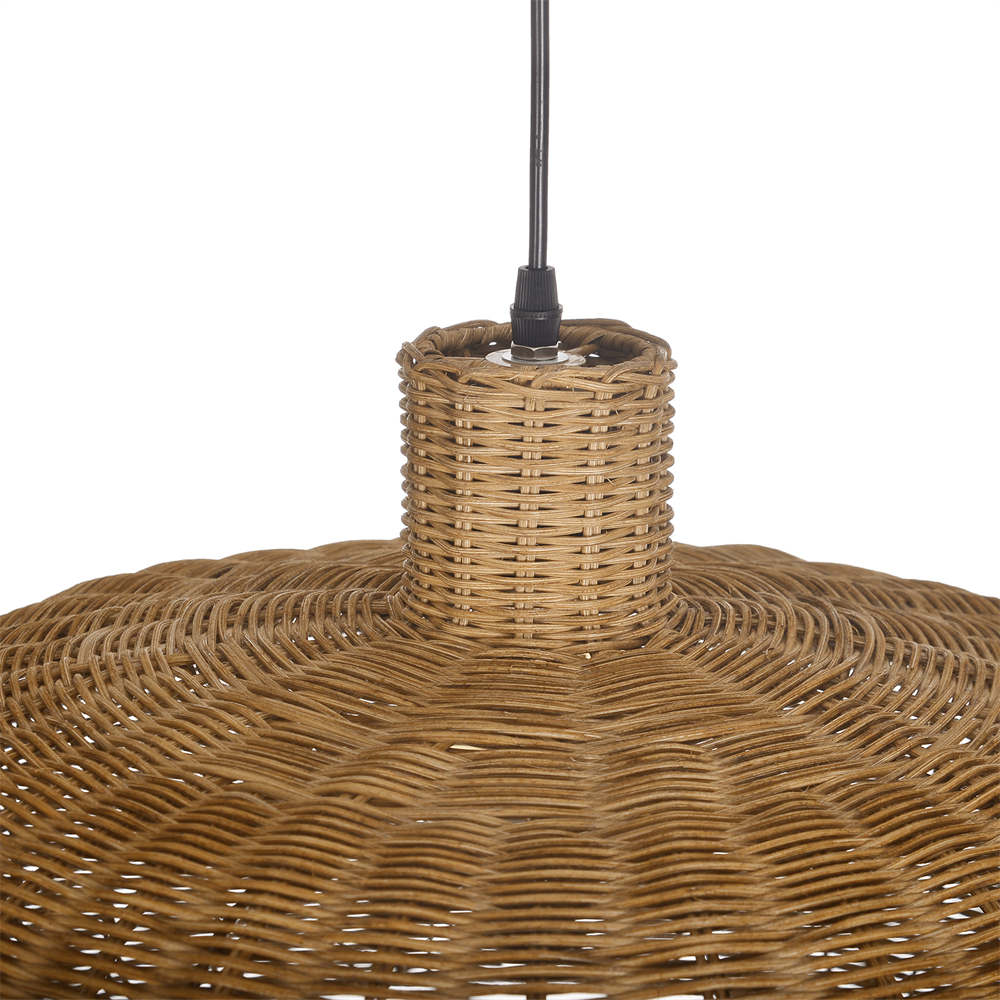 Retro Rattan Japanese Handwoven Restaurant Chandelier