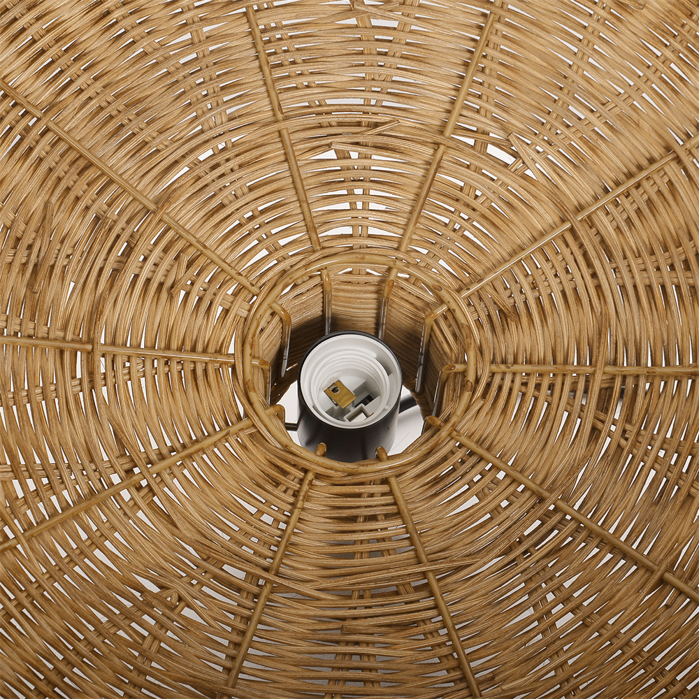 Retro Rattan Japanese Handwoven Restaurant Chandelier