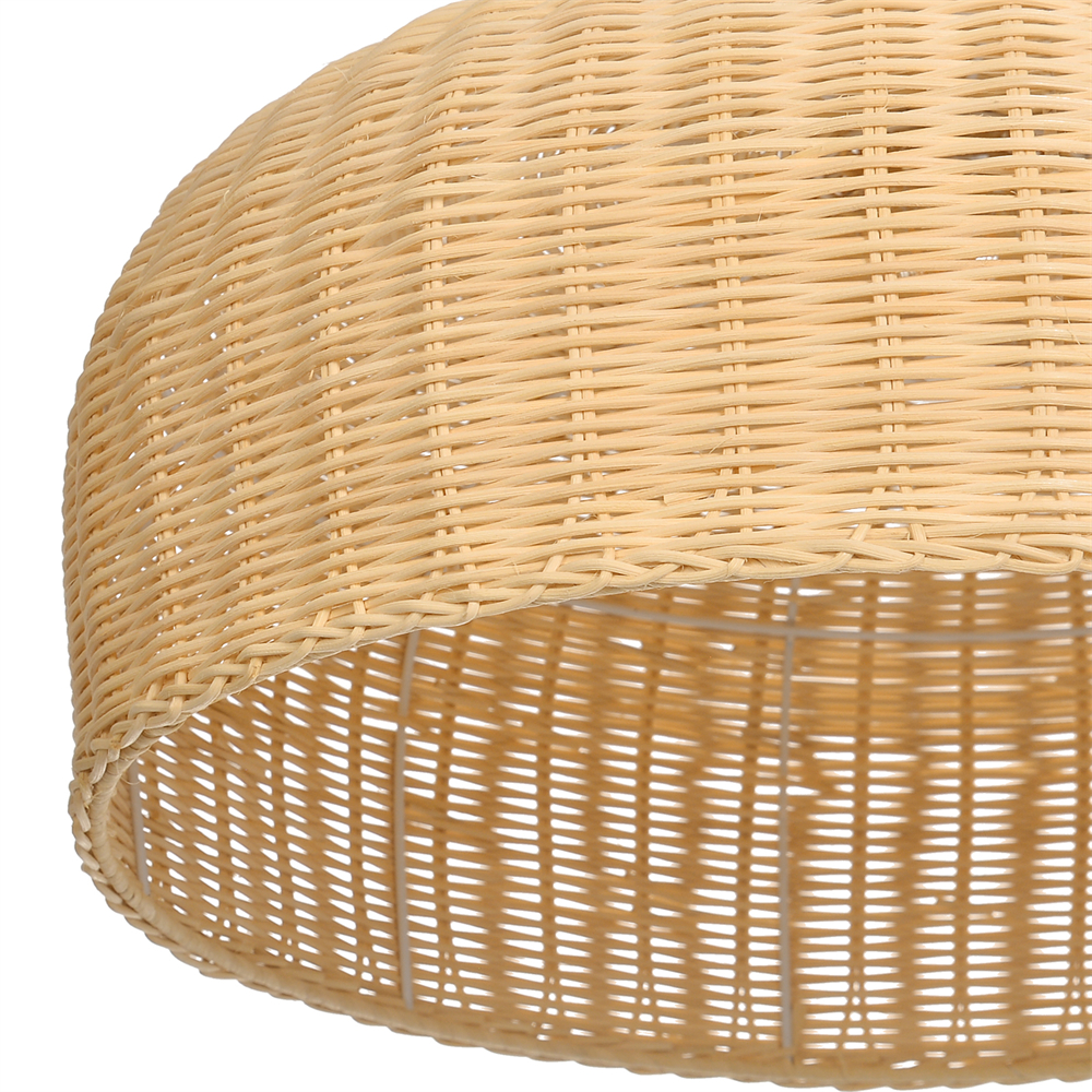 Retro Rattan Japanese Handwoven Restaurant Chandelier