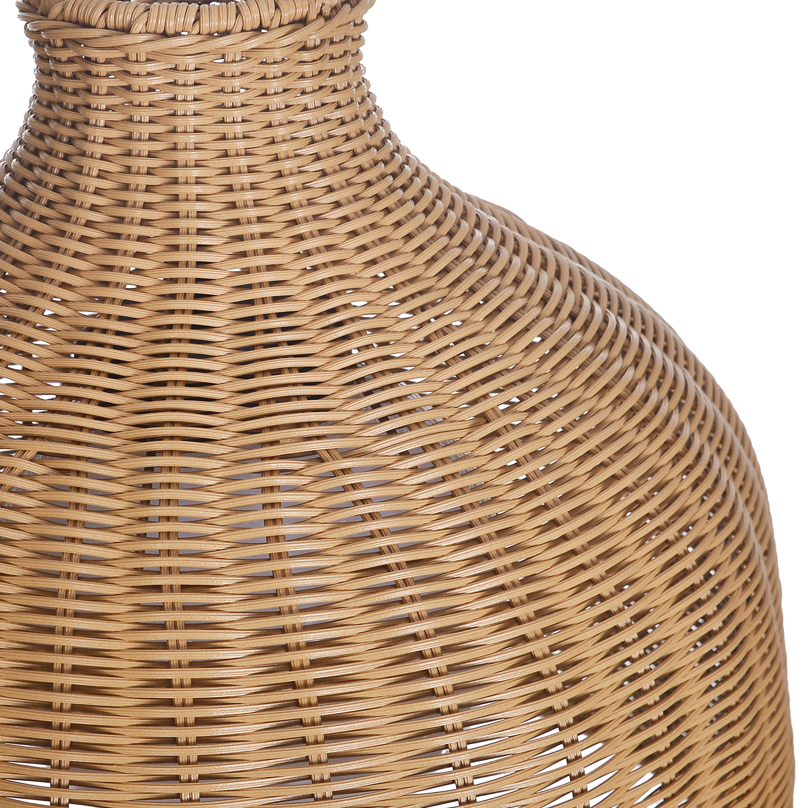 Japanese Style Outdoor Waterproof Rattan Pendant Light Garden Terrace Chandelier