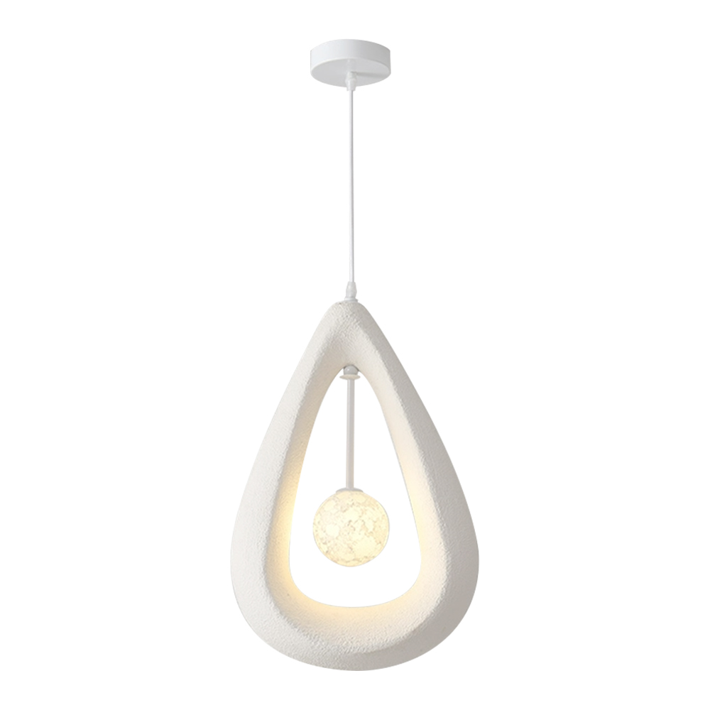 Wabi-Sabi Waterdrop Pendant Light Bedroom Decorative Lamp