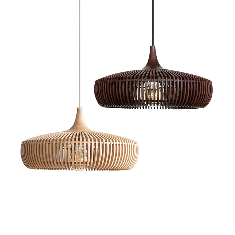 Natural Wood Pendant Lights