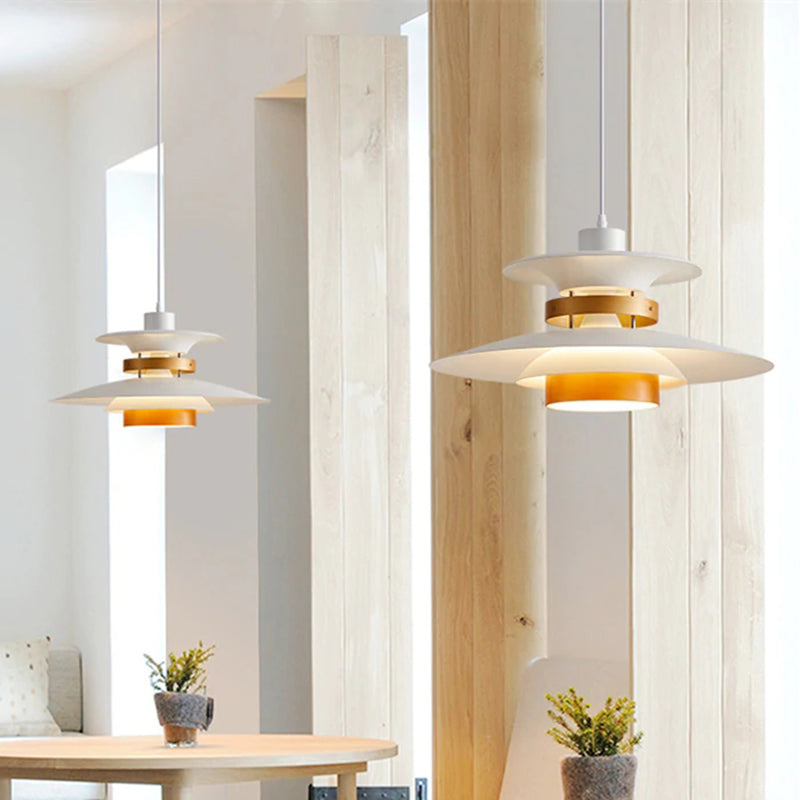 Classic Danish Design Layered Pendant Lights