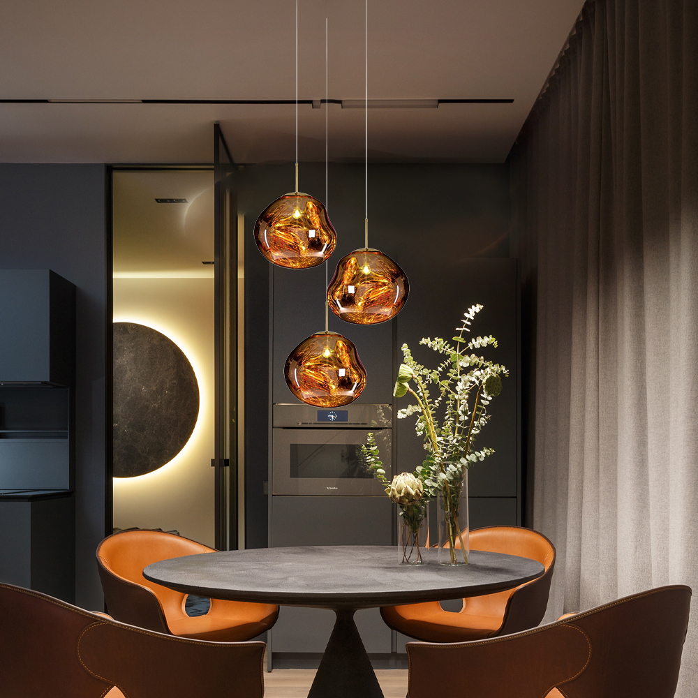 Designer Lava Chandelier Villa Loft Duplex Stairwell Pendant Light