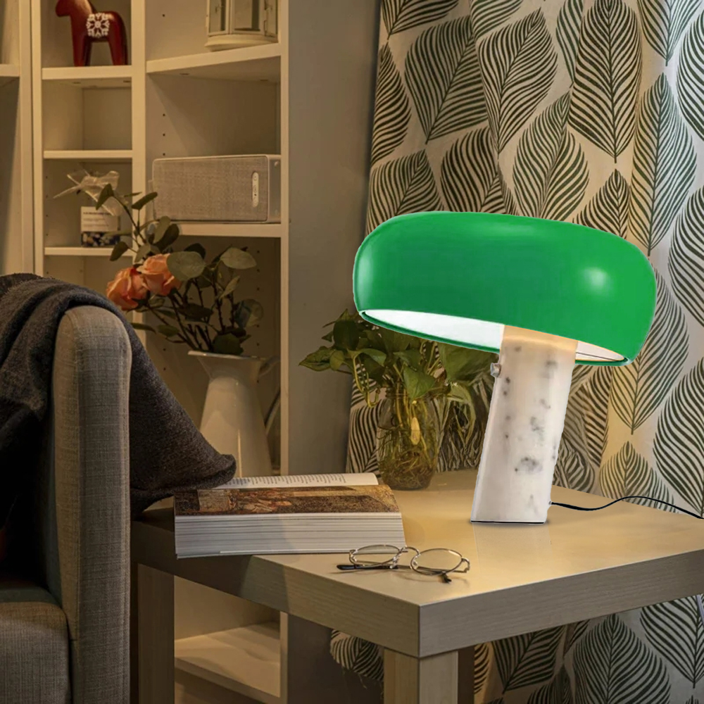 Snoopy Mushroom Marble Table Lamp Bedside Lamp
