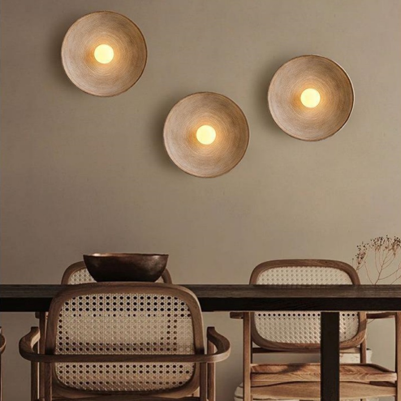 Japanese Retro Art Background Wall Decoration Lamp Restaurant Wall Lamp