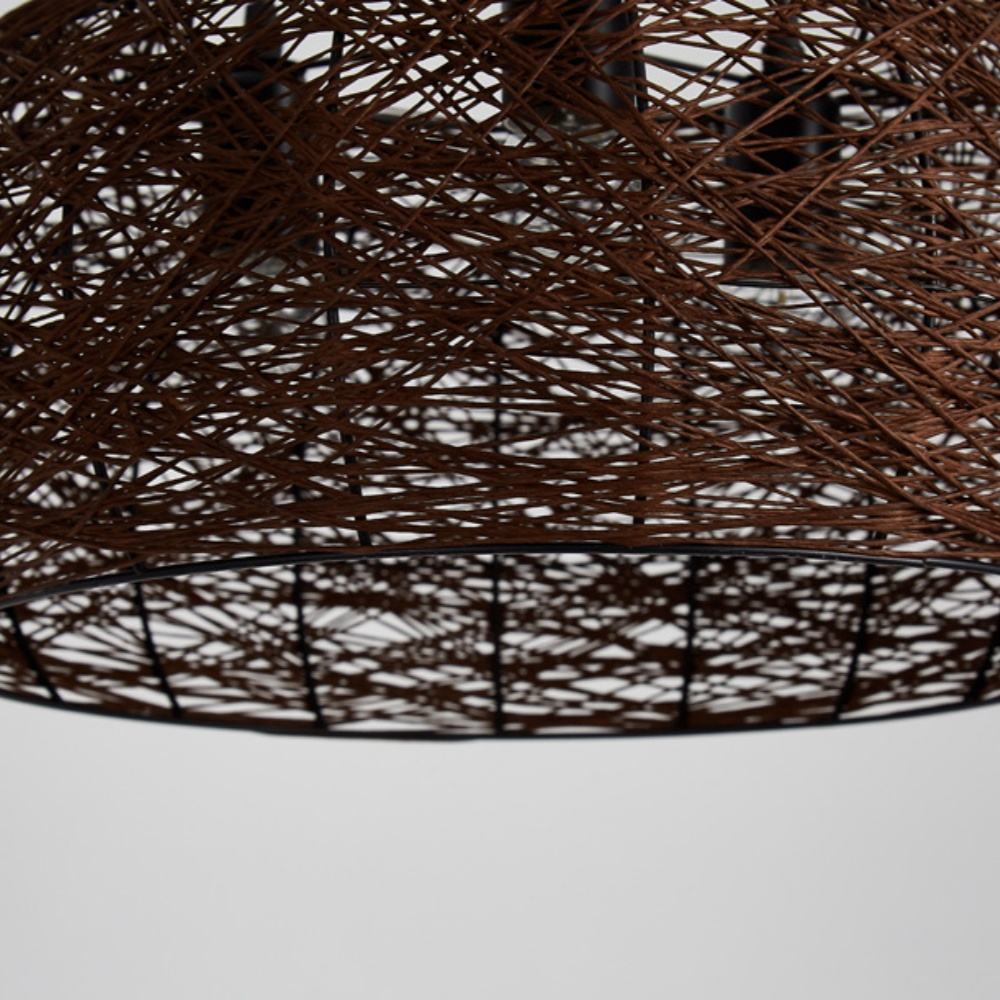 Vintage Hand-wove Hemp Rope Pendant Light