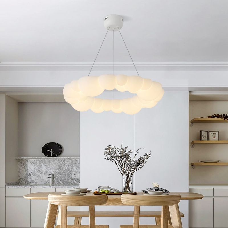 Nordic Creative Cloud Design Donut Style Pendant Lights