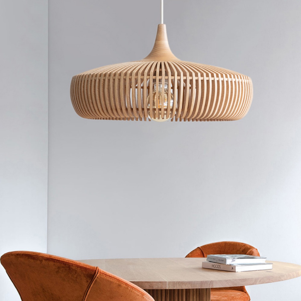 Japanese Style Wooden Living Room Pendant Light