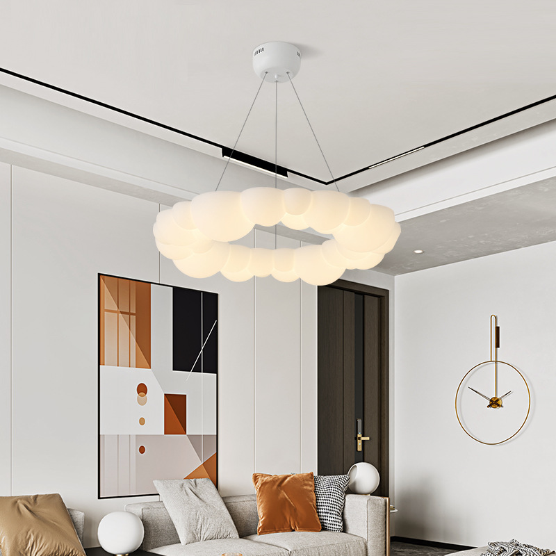 Nordic Creative Cloud Design Donut Style Pendant Lights
