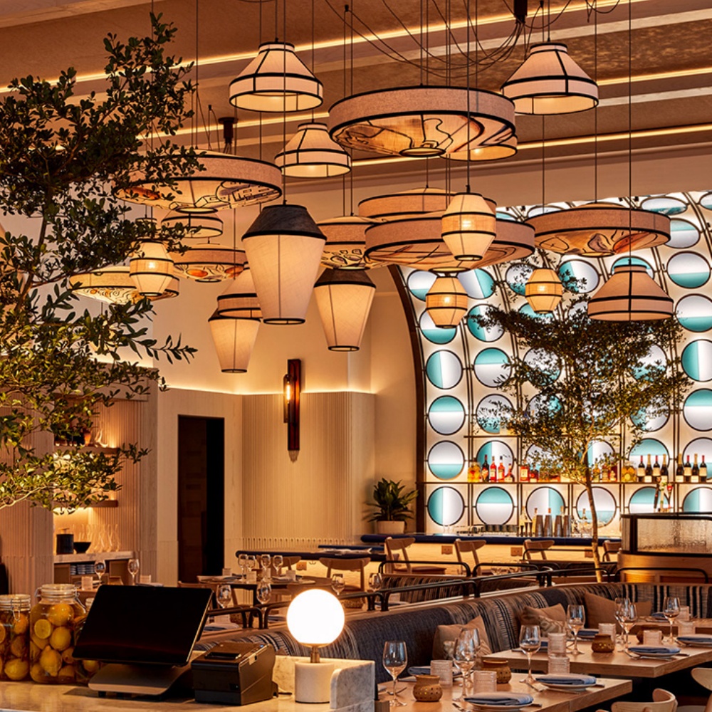 Wabi-sabi Creative Graffiti Pendant Light Restaurant Hotel Lamp