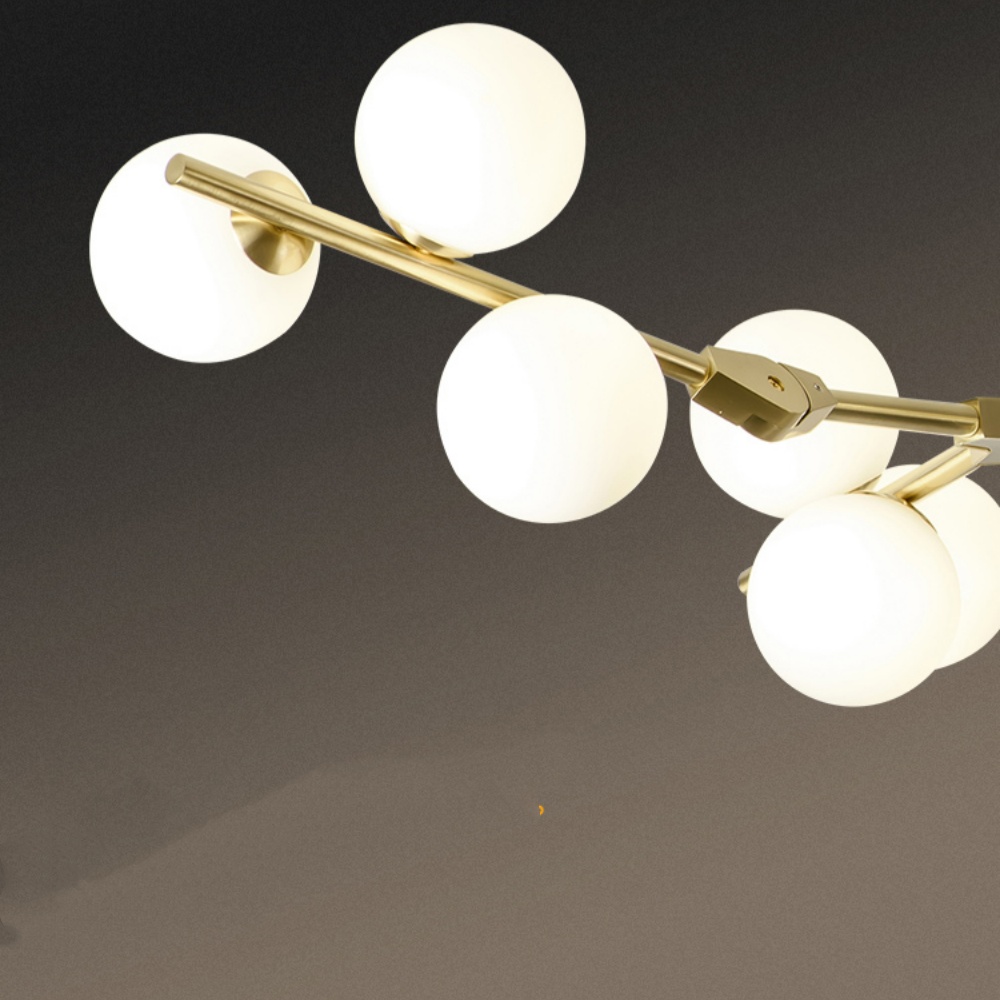 Modern Glass Ball Molecular Chandelier Living Room Pendant Light