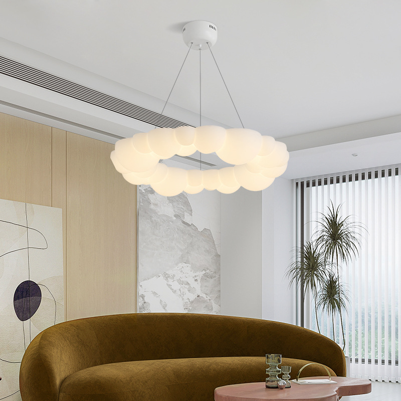 Nordic Creative Cloud Design Donut Style Pendant Lights