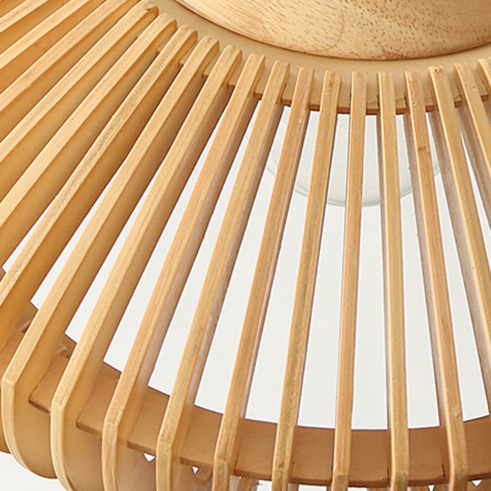 Japanese Style Wooden Living Room Pendant Light