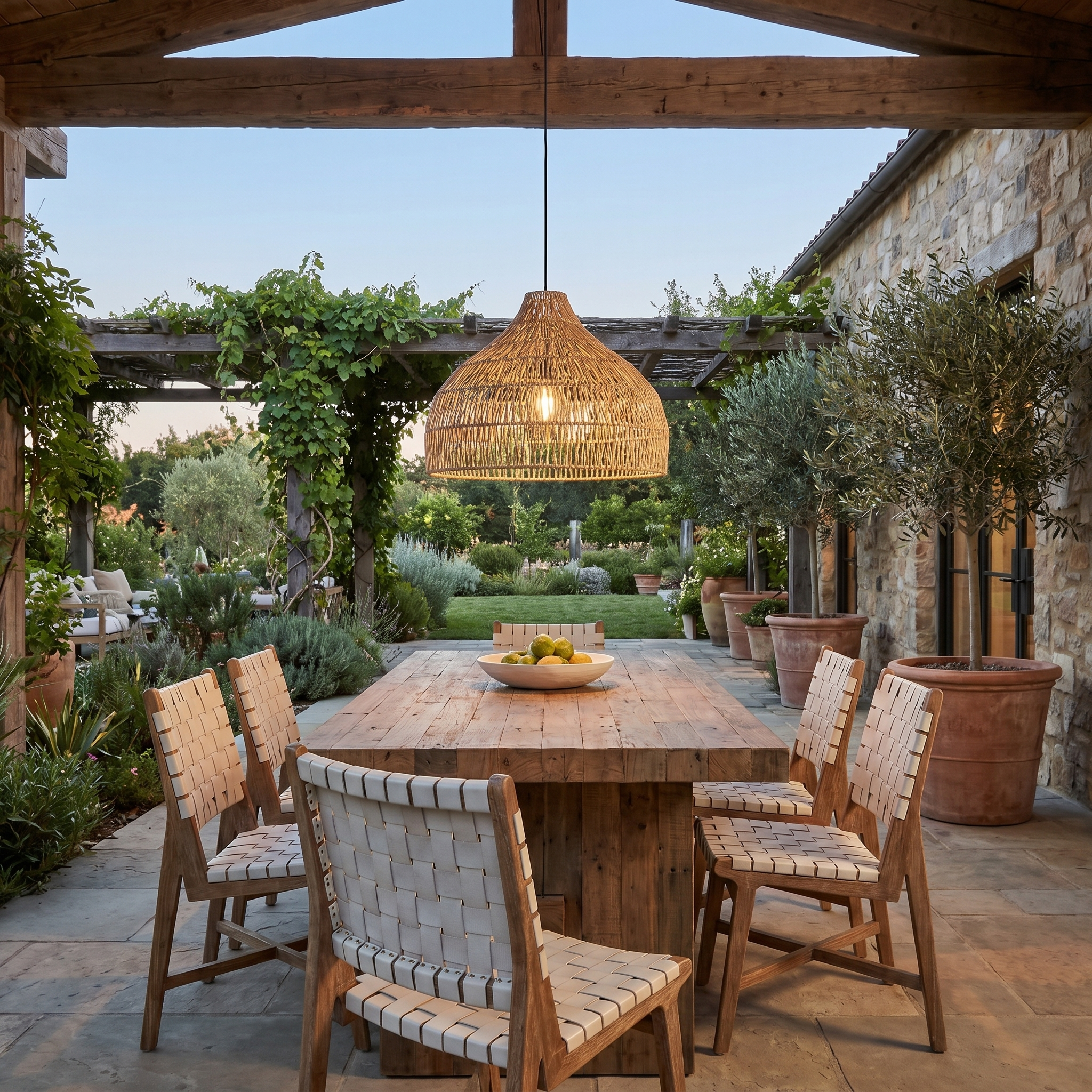 Bohemian Wabi-Sabi Minimalist Handmade Pendant Light