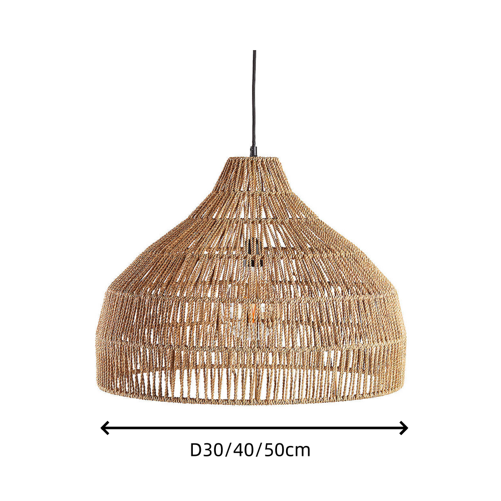 Bohemian Wabi-Sabi Minimalist Handmade Pendant Light